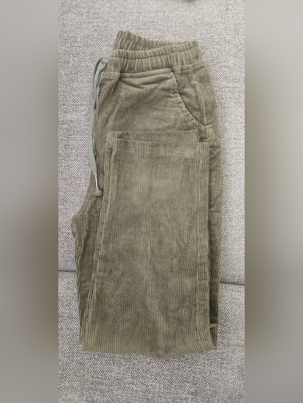 Olive Green Corduroy Pants